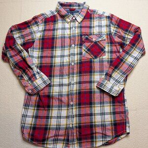 Tommy Hilfiger plaid flannel button down - size XL/20
